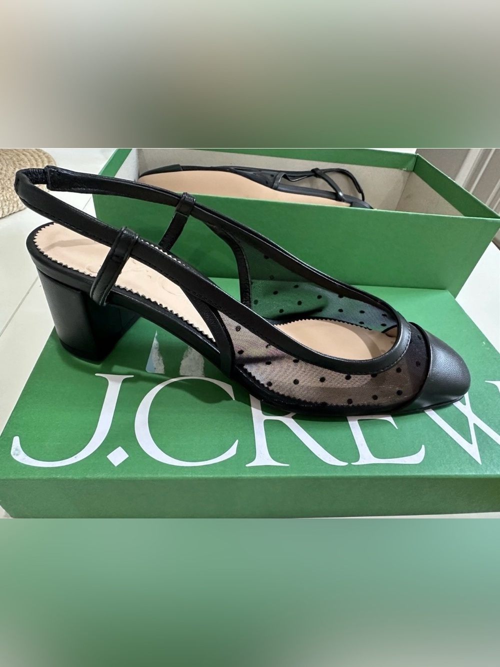 NIB J.Crew Slingback Pump, size 7